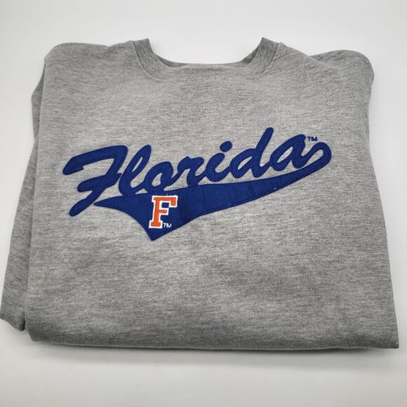 J. America Tops - University of Florida GATORS Collegiate Pullover Crewneck Sweatshirt Women's SZ